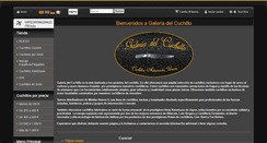 Desktop Screenshot of galeriadelcuchillo.com